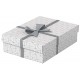 Cutie depozitare Esselte Home Recycled, carton, 36x26x10 cm, cu capac, 3 buc/set, alb