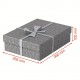Cutie depozitare Esselte Home Recycled, carton, 36x26x10 cm, cu capac, 3 buc/set, gri