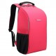 Rucsac BESTLIFE Travelsafe, laptop 15.6 inch, forma aerodinamica, conector USB si type C, rosu