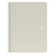 Caiet cu spirala A4, OXFORD My Rec"Up, 90 file-90g/mp, Scribzee, hartie reciclata-dictando-asortate