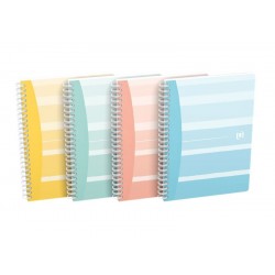 Caiet 9x14cm, OXFORD Iconic, 30 file-90g/mp, coperta carton - dictando - assorted design