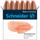Patroane SCHNEIDER, 6buc/set - cerneala pastel apricot