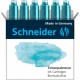 Patroane SCHNEIDER, 6buc/set - cerneala pastel bermuda blue