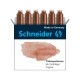Patroane SCHNEIDER, 6buc/set - cerneala pastel cognac