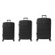 Set 3 trollere CATERPILLAR V Power Alexa (20/24/28 inch) - material ABS - negru