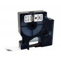 Banda Dymo D1 ( 6 mm x 7 m ) text:negru/ fond:alb (43613)