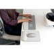 Mouse Pad Kensington ErgoSoft, cu suport ergonomic pentru incheietura mainii, gri deschis