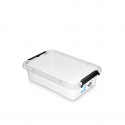 Container plastic cu capac, transparent, ORPLAST Simple box - capacitate 3.1L