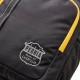 Ghiozdan scoala CATERPILLAR Mochilas Rpet Peoria, material 600D poliester, 25L - negru/galben