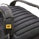 Ghiozdan scoala CATERPILLAR Mochilas Rpet Peoria, material 600D poliester, 25L - negru/galben