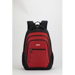 RUCSAC SPORT, DIMENSIUNE 45 X 33 X 14 CM, ROSU/NEGRU