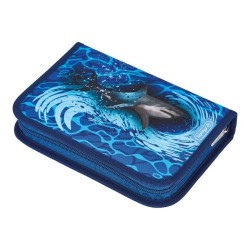 PENAR ECHIPAT 31 PIESE, 2 CLAPE, MOTIV BLUE SHARK