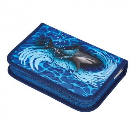 PENAR ECHIPAT 31 PIESE, 2 CLAPE, MOTIV BLUE SHARK