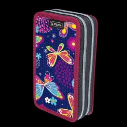 PENAR NEECHIPAT CU 2 FERMOARE, DIMENSIUNE 20 X 4,5 X 13 CM, MOTIV BUTERFLY
