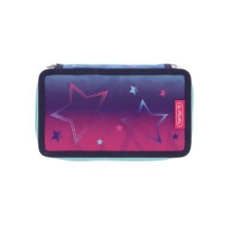 PENAR ECHIPAT 2 COMPARTIMENTE 23 PIESE, MOTIV PINK STARS