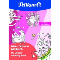 CARTE DE COLORAT `MY UNICORN`, FORMAT A4 48 FILE, CONTINE 100 ABTIBILDURI, MOTIV UNICORNI