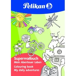 CARTE DE COLORAT `MY DAILY ADVENTURE`, FORMAT A4 64 FILE