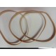 Elastice pentru bani, 60% cauciuc, 500gr./punga, D120, grosime 8mm x 1.5mm, Optima - natural
