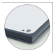Caiet cu spirala, OXFORD Europeanbook 1, A4+, 80 file-90g/mp, hardcover negru, Scribzee-mate