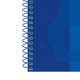 Caiet cu spirala, OXFORD Europeanbook 1, A4+, 80 file-90g/mp, hardcover bleumarin, Scribzee-dictando