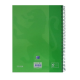 Caiet cu spirala, OXFORD Europeanbook 1, A4+, 80 file-90g/mp, hardcover verde, Scribzee-mate