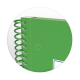 Caiet cu spirala, OXFORD Europeanbook 1, A4+, 80 file-90g/mp, hardcover verde, Scribzee-mate