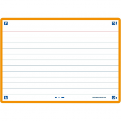 OXFORD Flash Cards 2.0, 80 flash cards/set, A6(105 x 148mm), Scribzee-dict-margine orange