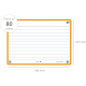 OXFORD Flash Cards 2.0, 80 flash cards/set, A6(105 x 148mm), Scribzee-dict-margine orange