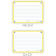 OXFORD Flash Cards 2.0, 80 flash cards/set, A6(105 x 148mm), Scribzee-dict-margine galbena