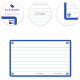 OXFORD Flash Cards 2.0, 80 flash cards/set, A7(75 x 125mm), Scribzee-dict-margine bleu