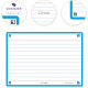 OXFORD Flash Cards 2.0, 80 flash cards/set, A6(105 x 148mm), Scribzee-dict-margine turcoaz