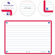 OXFORD Flash Cards 2.0, 80 flash cards/set, A6(105 x 148mm), Scribzee-dict-margine rosie