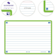 OXFORD Flash Cards 2.0, 80 flash cards/set, A6(105 x 148mm), Scribzee-dict-margine verde