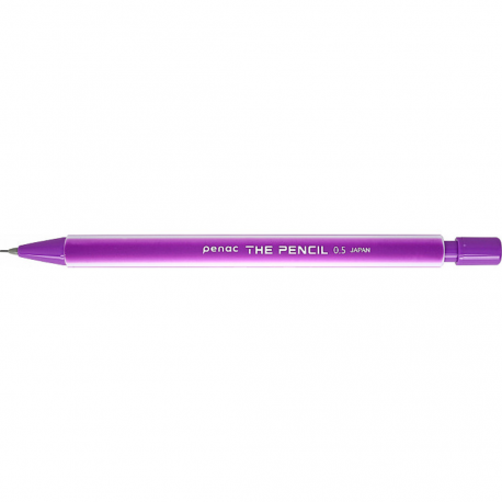 Creion mecanic PENAC The Pencil, rubber grip, 0.5mm, varf plastic - corp violet