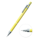 Creion mecanic profesional PENAC Protti PRC-107, 0.7mm, con metalic, varf retractabil, galben, in bl