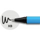 Pix SCHNEIDER Slider Edge XB, rubber grip, varf 1.4mm, 6 culori/set - (N,O,Roz,V,Bleu, VD)