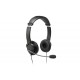 Casti Kensington, reglabile, microfon cu anulare sunet inclus, conexiune cablu USB 1.8 m, nergu