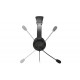 Casti Kensington, reglabile, microfon cu anulare sunet inclus, conexiune cablu USB 1.8 m, nergu