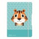 CAIET MY.BOOK FLEX A5 40F DICTANDO, CUTE ANIMALS TIGER, ELASTIC GRI