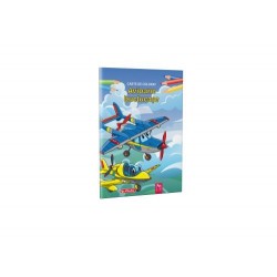 CARTE DE COLORAT A4, 16 PAGINI, AVIOANE BUCLUCASE