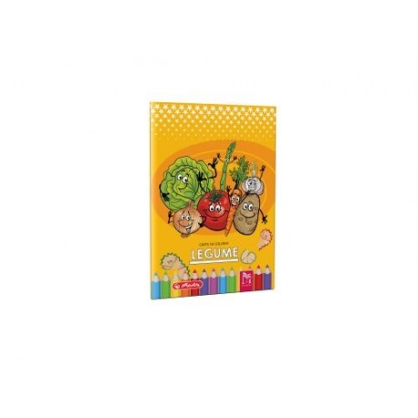 CARTE DE COLORAT A4, 16 PAGINI, LEGUME