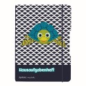 CAIET MY.BOOK FLEX A5 40F DICTANDO, CUTE ANIMALS TURTLE, ELASTIC NEGRU