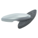 Burete NOBO, pentru curatare table din sticla, magnetic, rezerva detasabila si lavabila, argintiu