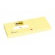 Cub notite adezive 51x38mm 3/set 300 file Post-it Canary Yellow