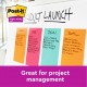 Notes adeziv Post-it® Neon liniat