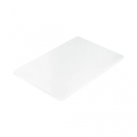 Tocator polietilena 45x30x1.3 cm alb