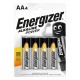 Baterii alkaline AA, 4 buc/set, Energizer