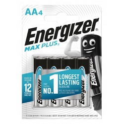Baterii Max Plus AA, LR6, 1.5V, 4 buc/set, Energizer