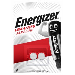 Baterii alkaline LR44, A76, 2 buc/set, Energizer