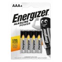 Baterii alkaline AAA, LR03, 4 buc/set, Energizer